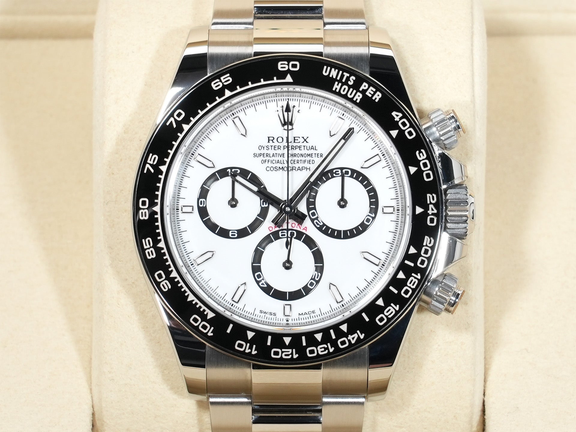 ロレックス デイトナ Ref.126500LN ステンレススチール ホワイト文字盤 美品 g2e36tcn
