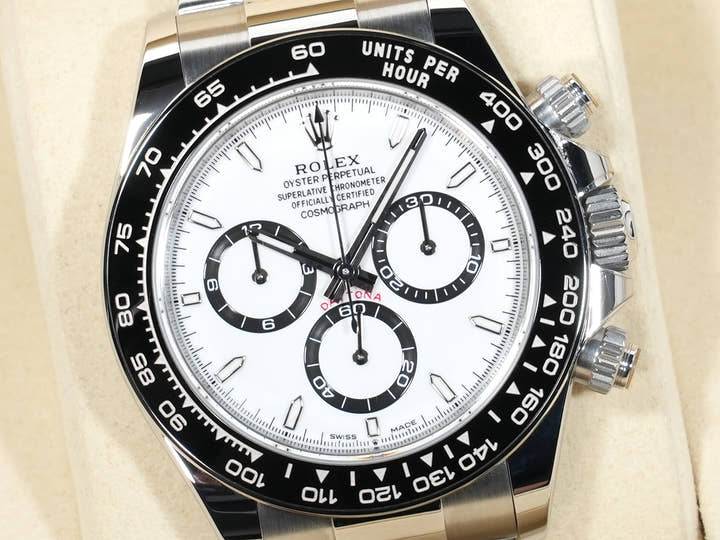 ロレックス デイトナ Ref.126500LN ステンレススチール ホワイト文字盤 美品 g2e36tcn