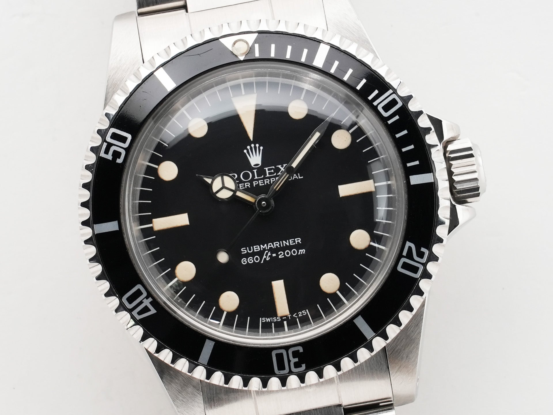 Rolex Submariner Ref. 5513 Stainless Steel Black Dial Pre-Owned pm4ucbfp