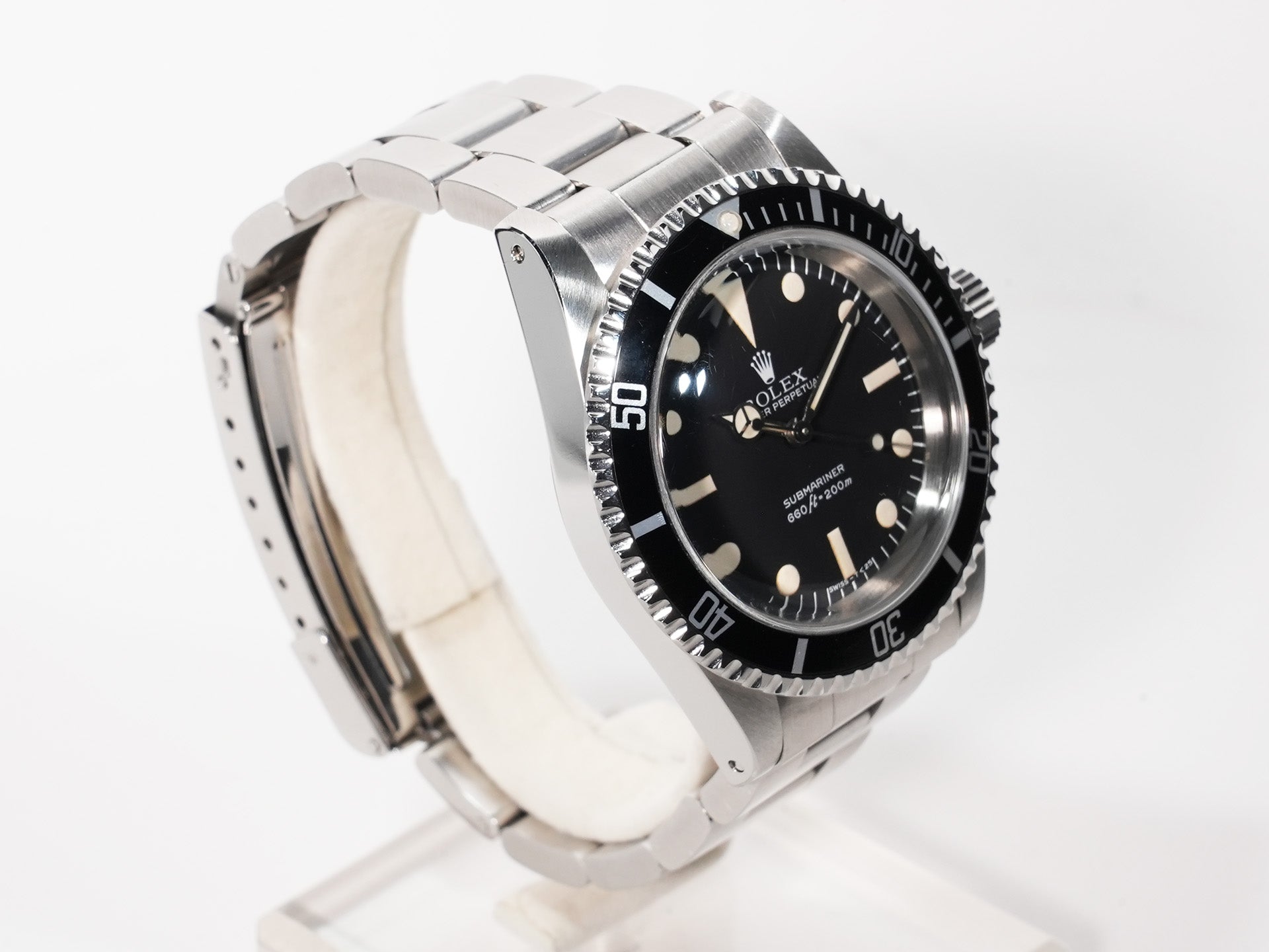 Rolex Submariner Ref. 5513 Stainless Steel Black Dial Pre-Owned pm4ucbfp