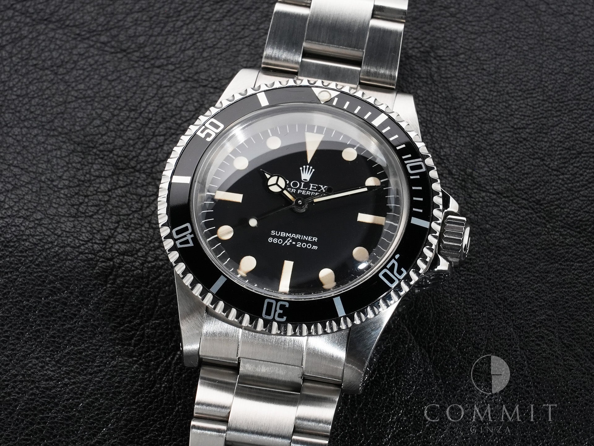 Rolex Submariner Ref. 5513 Stainless Steel Black Dial Pre-Owned pm4ucbfp