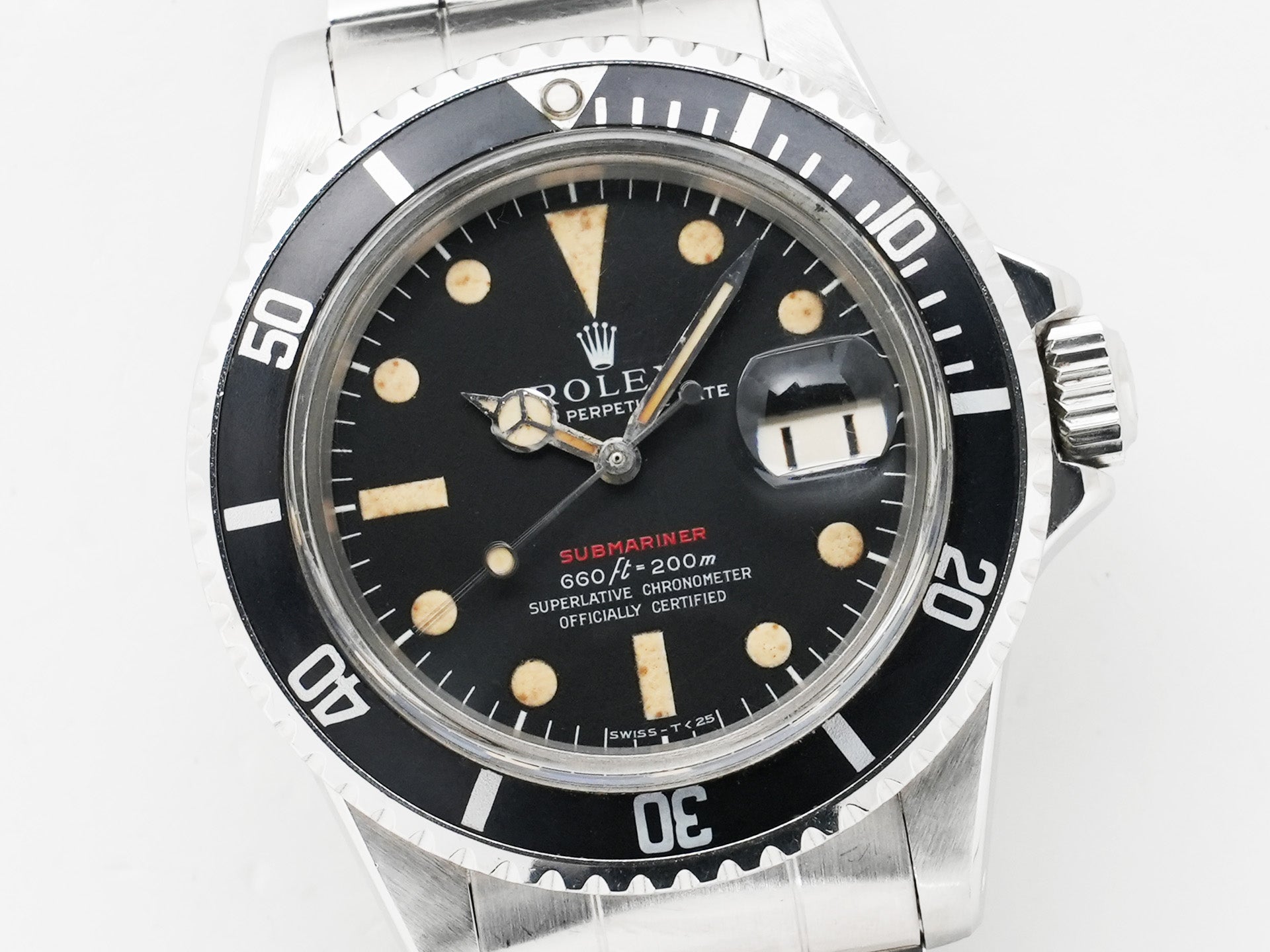 ロレックス サブマリーナー デイト Ref.1680 ステンレススチール ブラック文字盤 中古 tp6i82zn