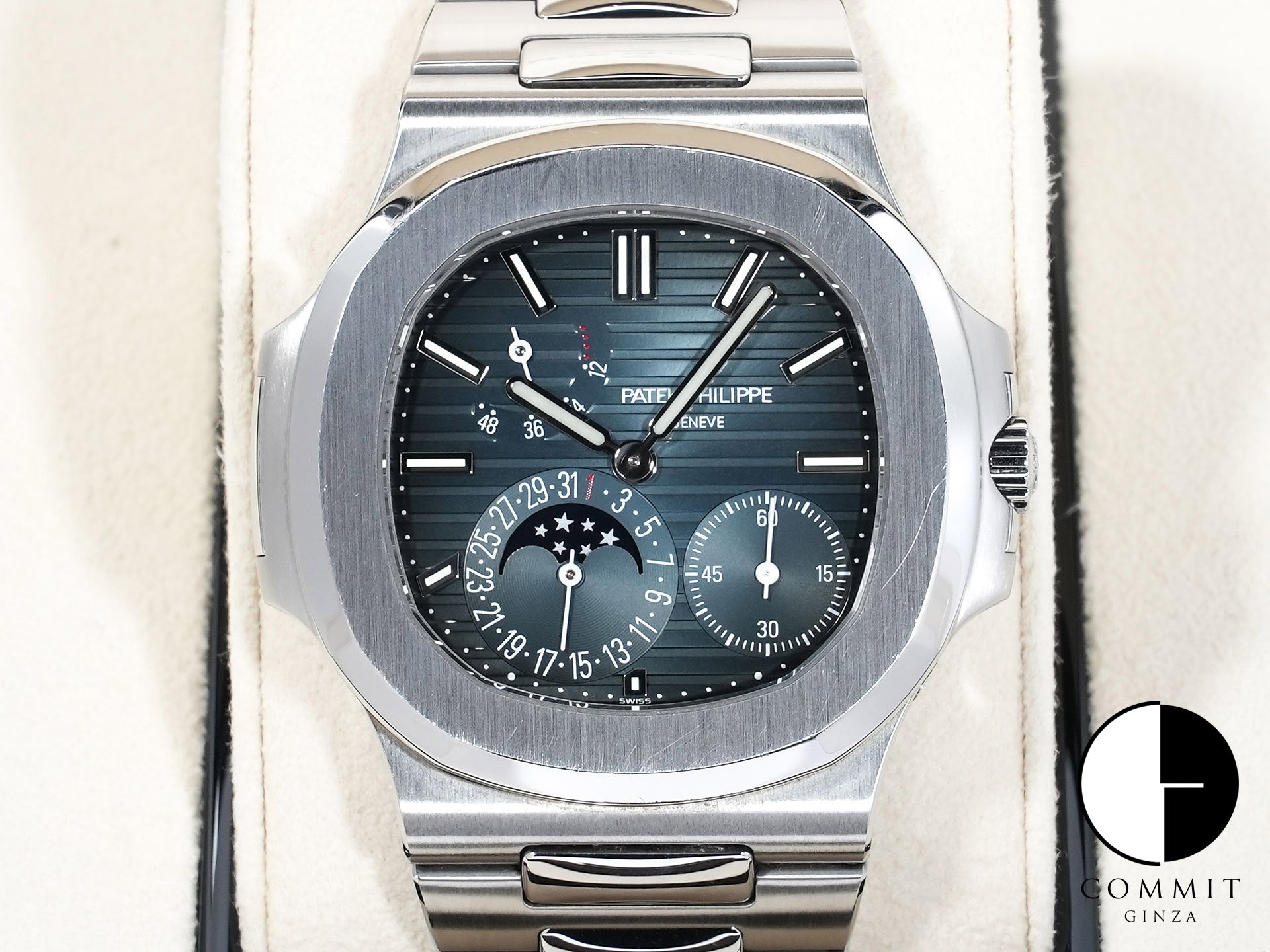 パテックフィリップ ノーチラス プチコンプリケーション Ref.5712/1A-001 ステンレススチール ブルー文字盤 中古 v7rf5ks2