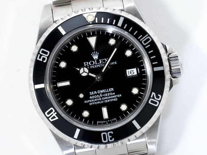 ロレックス シードゥエラー Ref.16600 ステンレススチール ブラック文字盤 美中古 89mjtud5