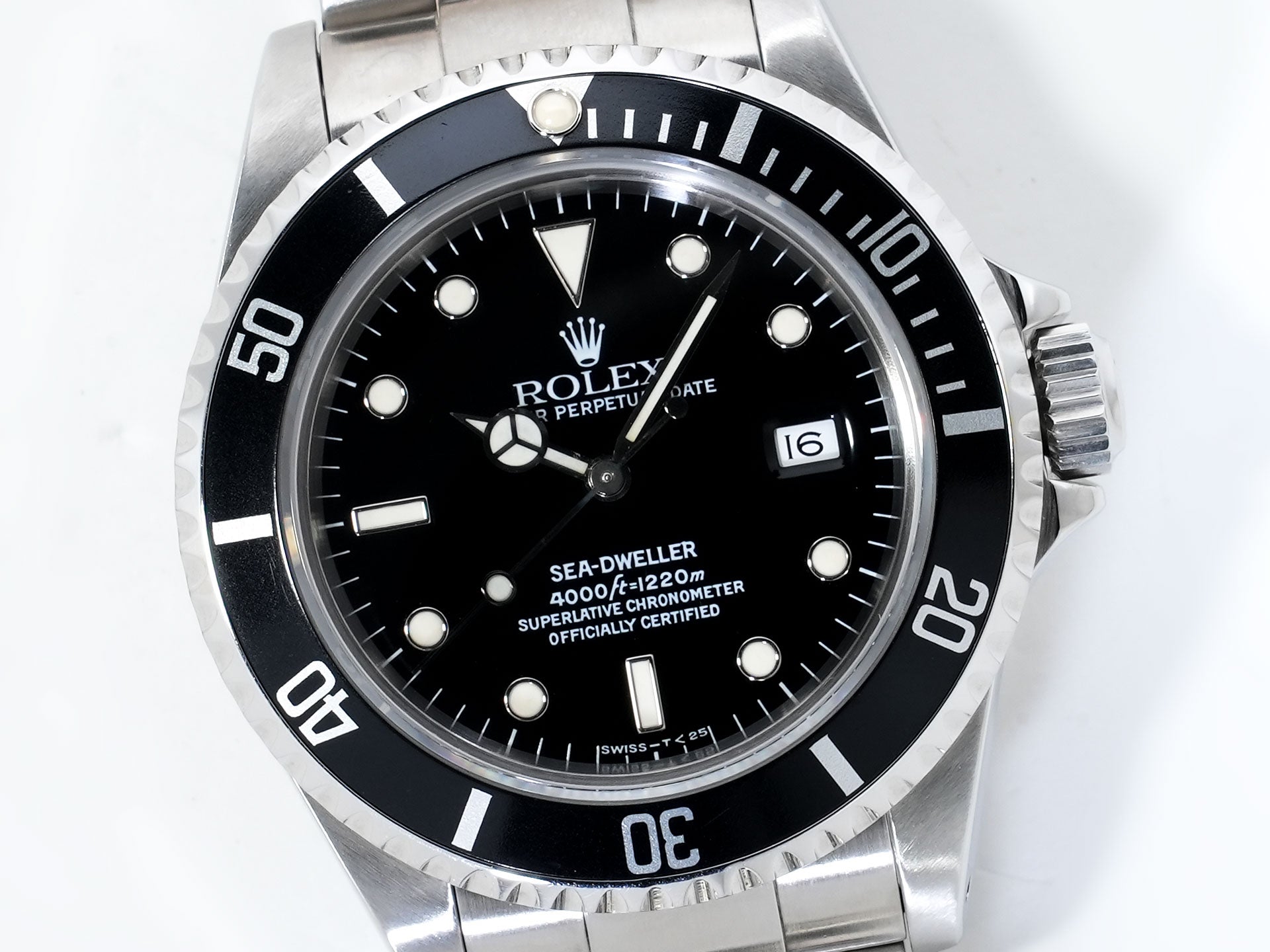 ロレックス シードゥエラー Ref.16600 ステンレススチール ブラック文字盤 美中古 89mjtud5