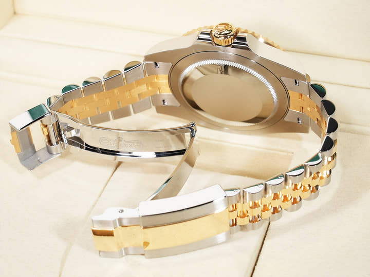 Rolex GMT-Master II Ref. 126713GRNR Stainless Steel/Yellow Gold Black Dial Jubilee Bracelet Unused euqid777