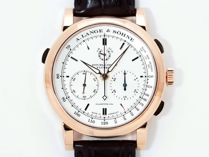 A. Lange & Söhne Double Split Ref. 404.032 Pink Gold Silver Dial Pre-Owned p9noe632