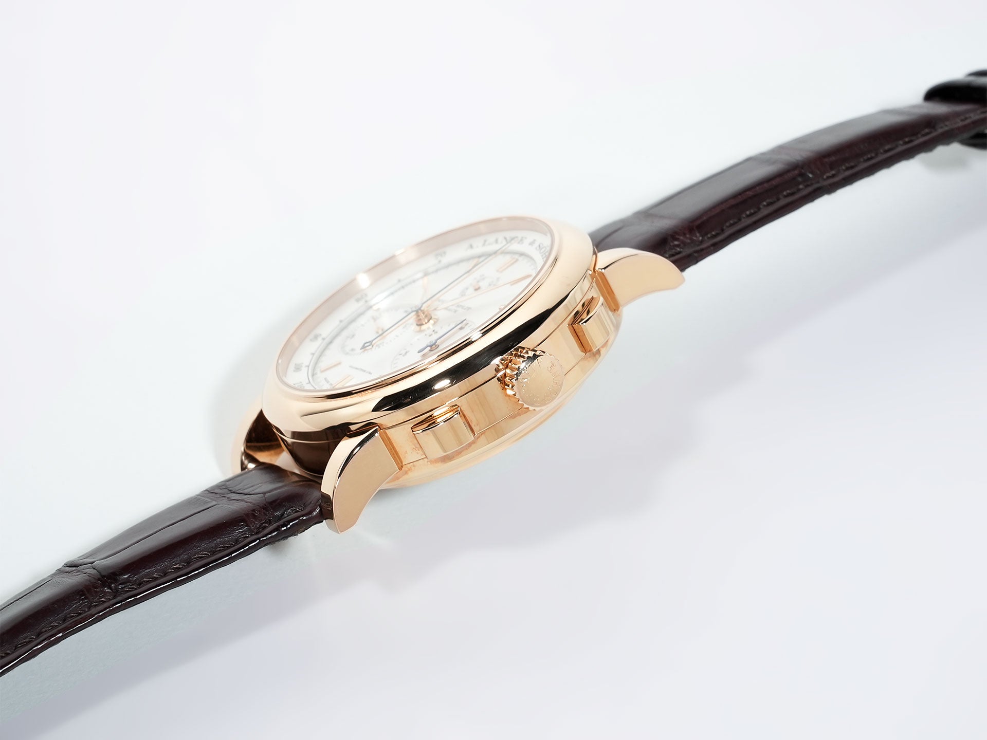 A. Lange & Söhne Double Split Ref. 404.032 Pink Gold Silver Dial Pre-Owned p9noe632