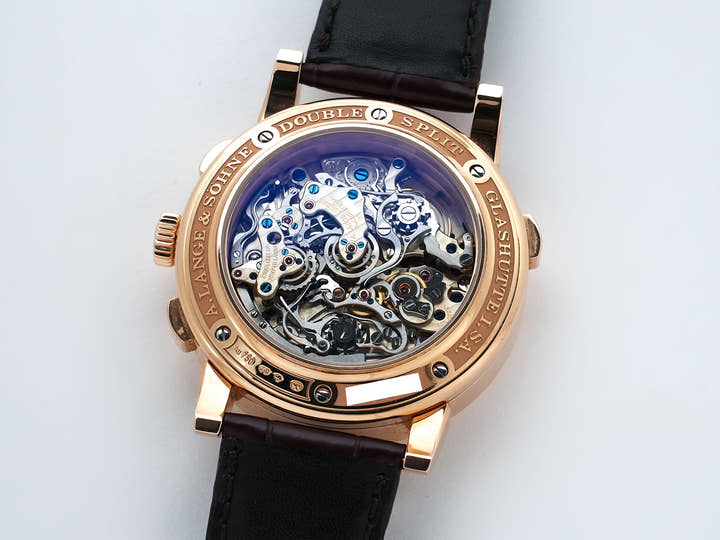 A. Lange & Söhne Double Split Ref. 404.032 Pink Gold Silver Dial Pre-Owned p9noe632