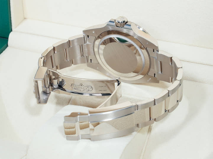 Rolex GMT-Master II Ref. 126719BLRO White Gold Meteorite Dial Oyster Bracelet Unused 5pg6fxgb