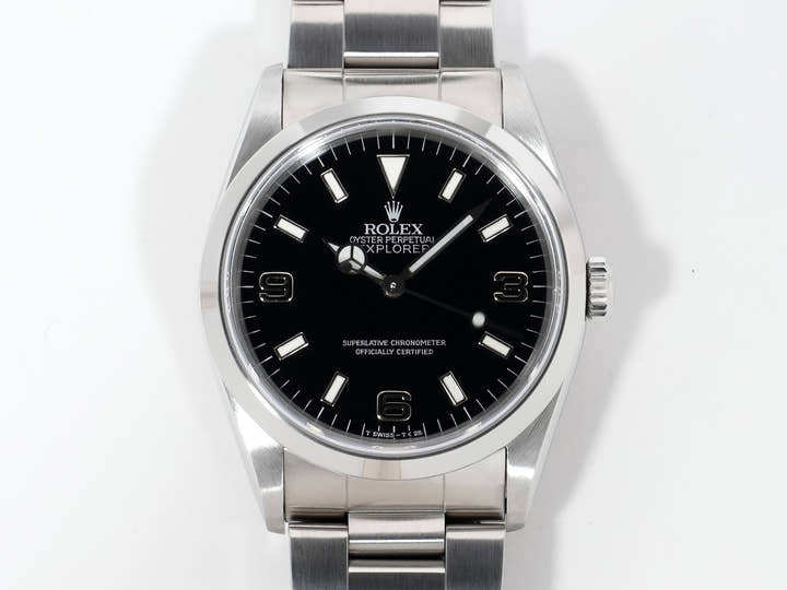 ロレックス エクスプローラーI Ref.14270 ステンレススチール ブラック文字盤 オイスターブレスレット 中古 ktu4ngj8