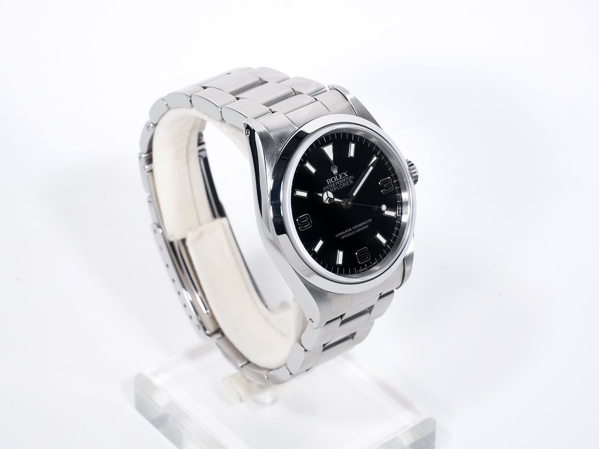 ロレックス エクスプローラーI Ref.14270 ステンレススチール ブラック文字盤 オイスターブレスレット 中古 ktu4ngj8