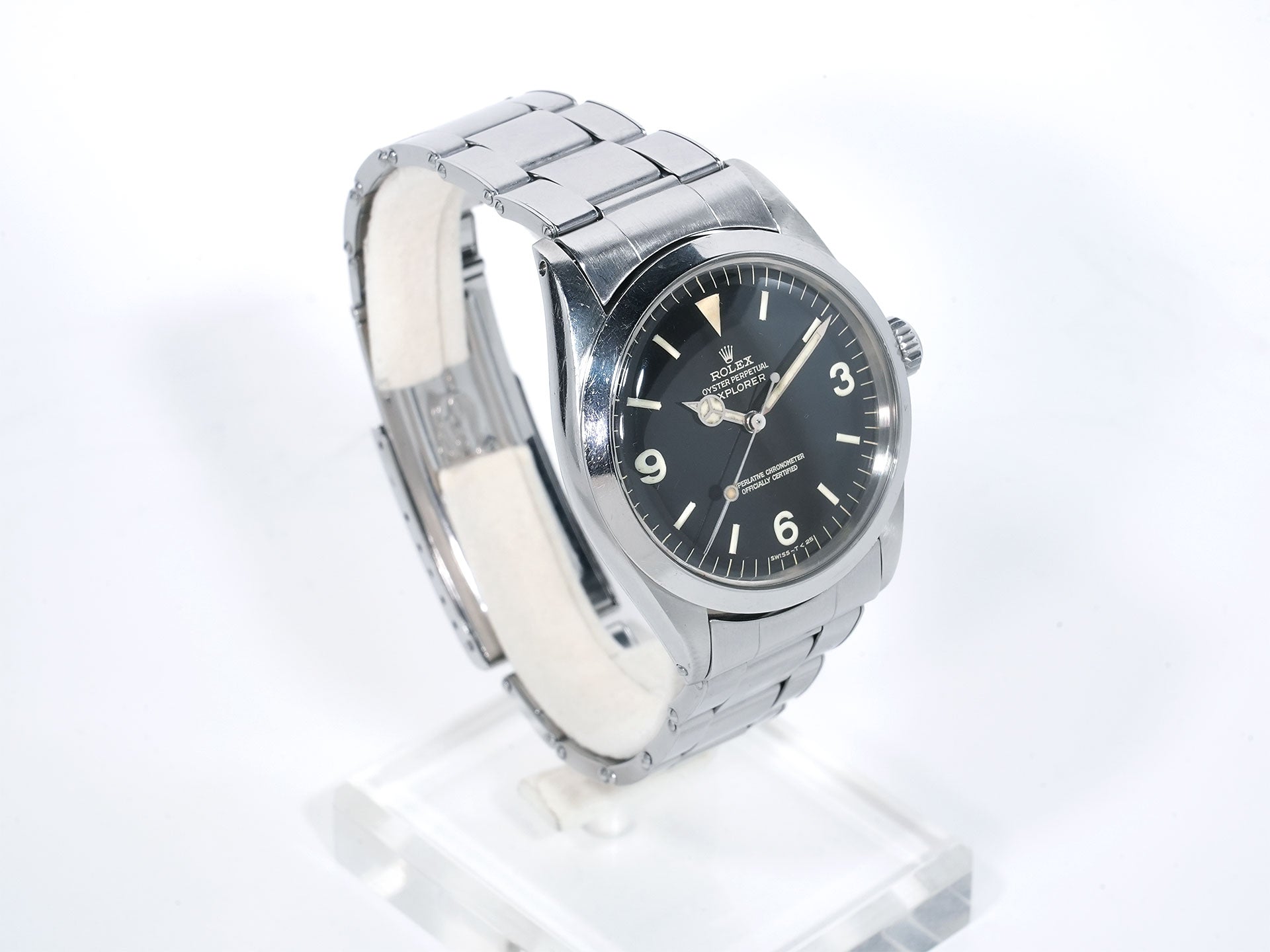 ロレックス エクスプローラーI Ref.1016 ステンレススチール ブラック文字盤 中古 nirrbwrb