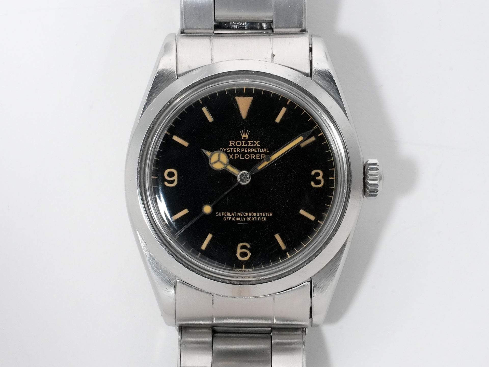 ロレックス エクスプローラーI Ref.1016 ステンレススチール ブラック文字盤 中古 gxrp49j3