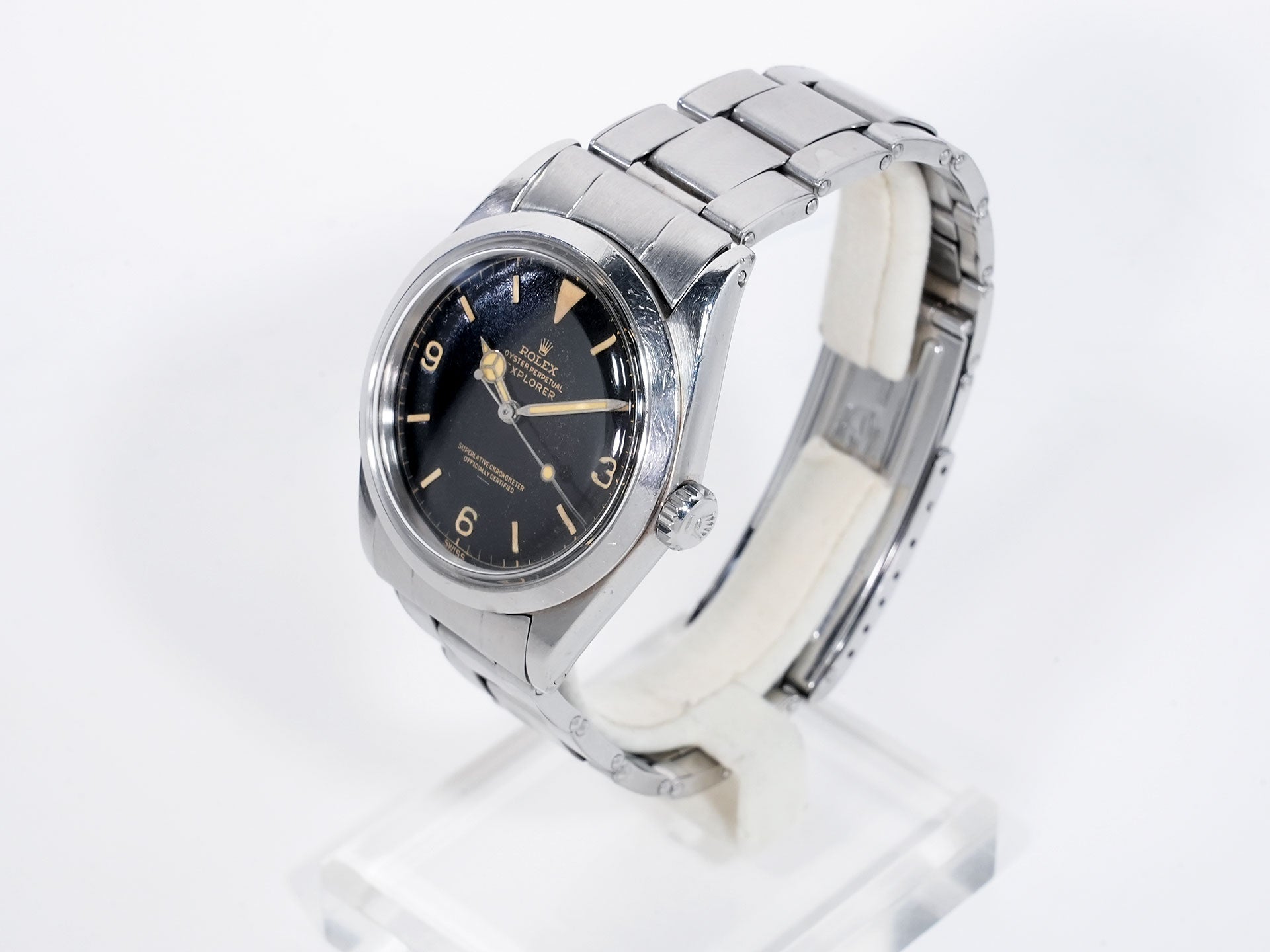 ロレックス エクスプローラーI Ref.1016 ステンレススチール ブラック文字盤 中古 gxrp49j3