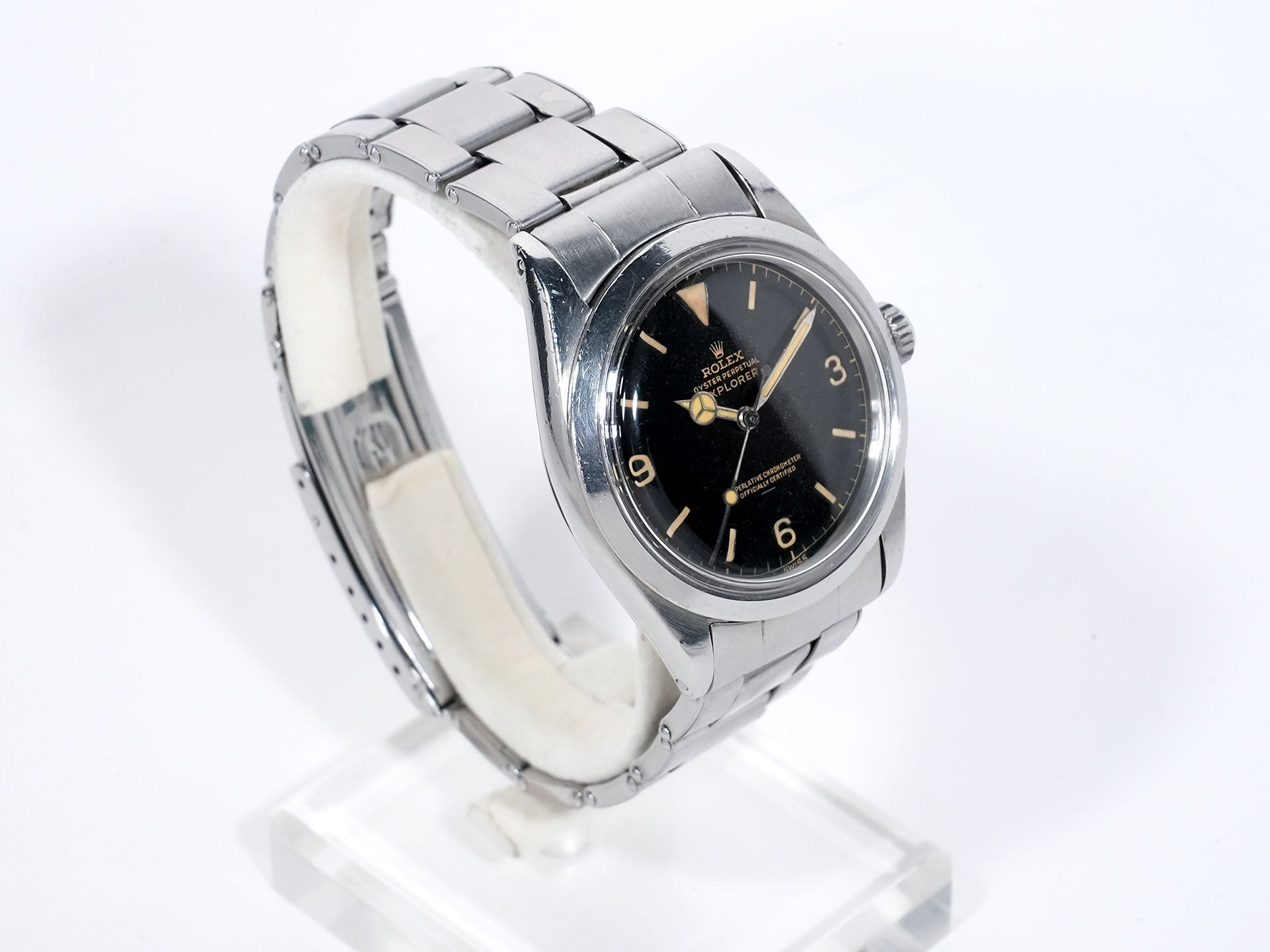 ロレックス エクスプローラーI Ref.1016 ステンレススチール ブラック文字盤 中古 gxrp49j3