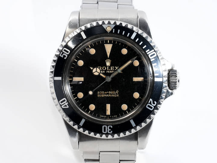 Rolex Submariner Ref. 5513 Stainless Steel Black Dial Used 4sb7uct6
