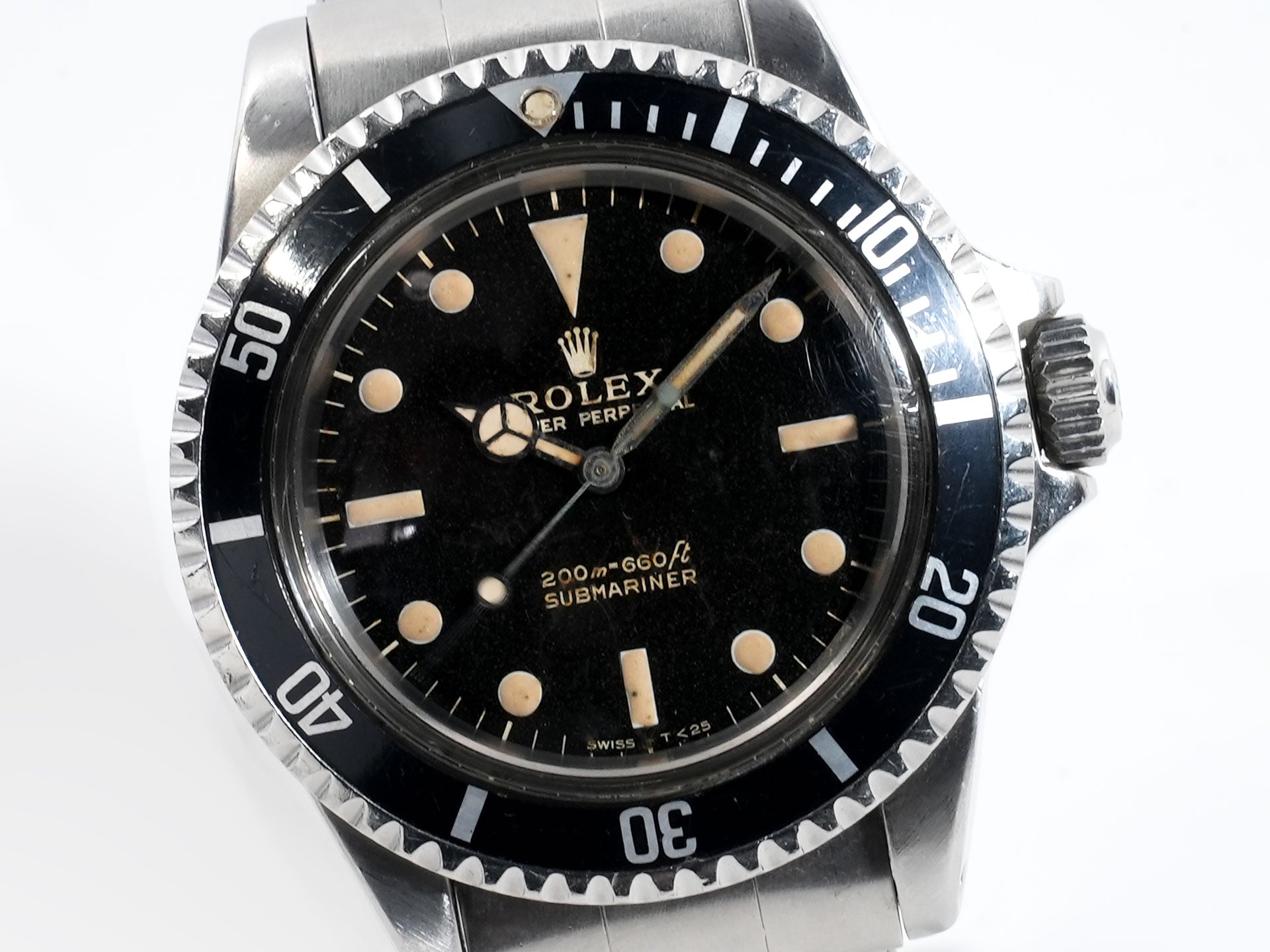 Rolex Submariner Ref. 5513 Stainless Steel Black Dial Used 4sb7uct6