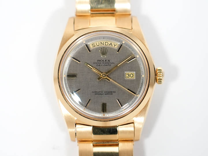 ロレックス デイデイト Ref.1802/8 イエローゴールド グレーモザイク文字盤 中古 88c5jr42