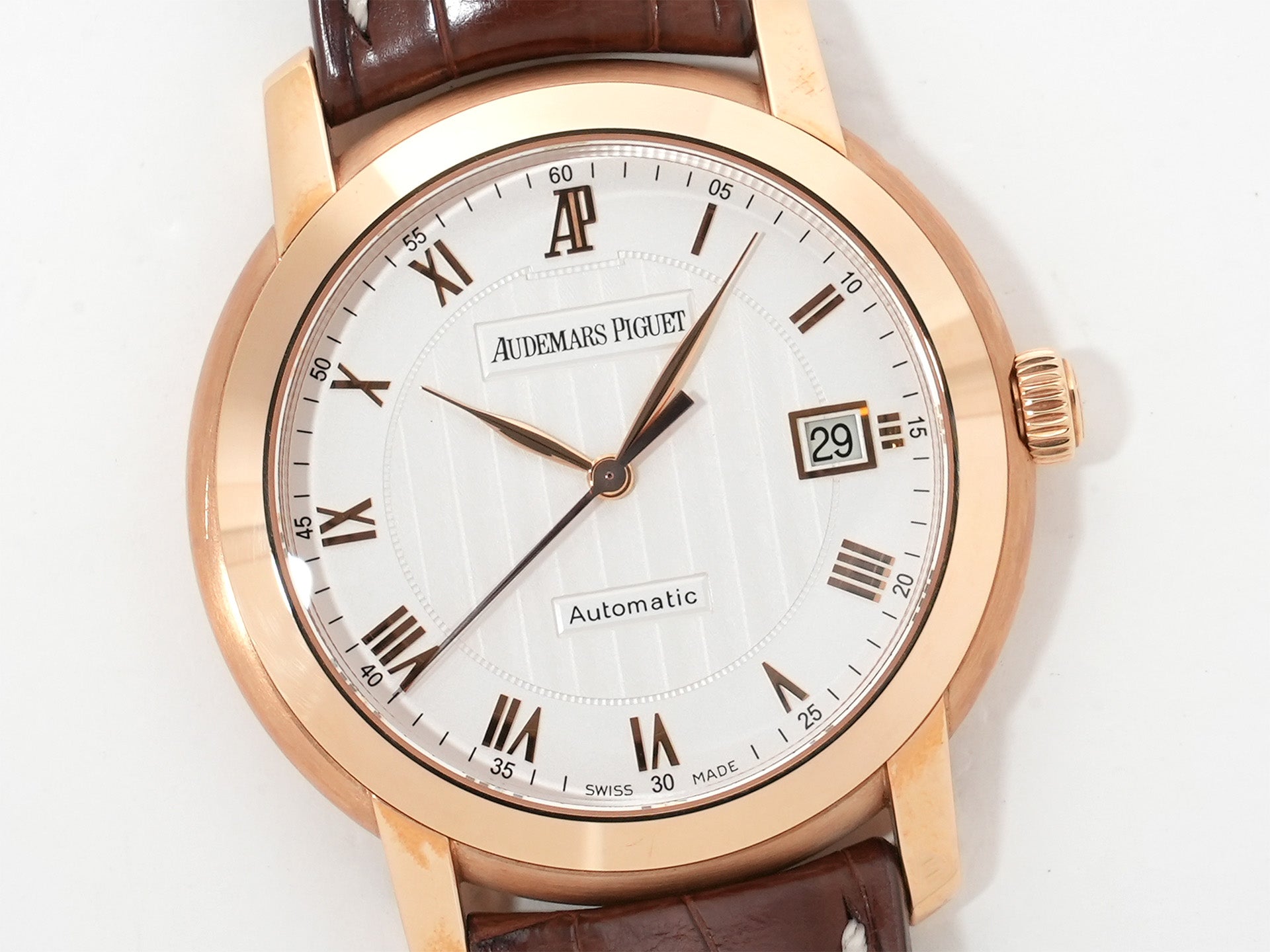 オーデマピゲ ジュール オーデマ Ref.15120OR.OO.A088CR.01 ピンクゴールド シルバー文字盤 美品 osjc8n4y
