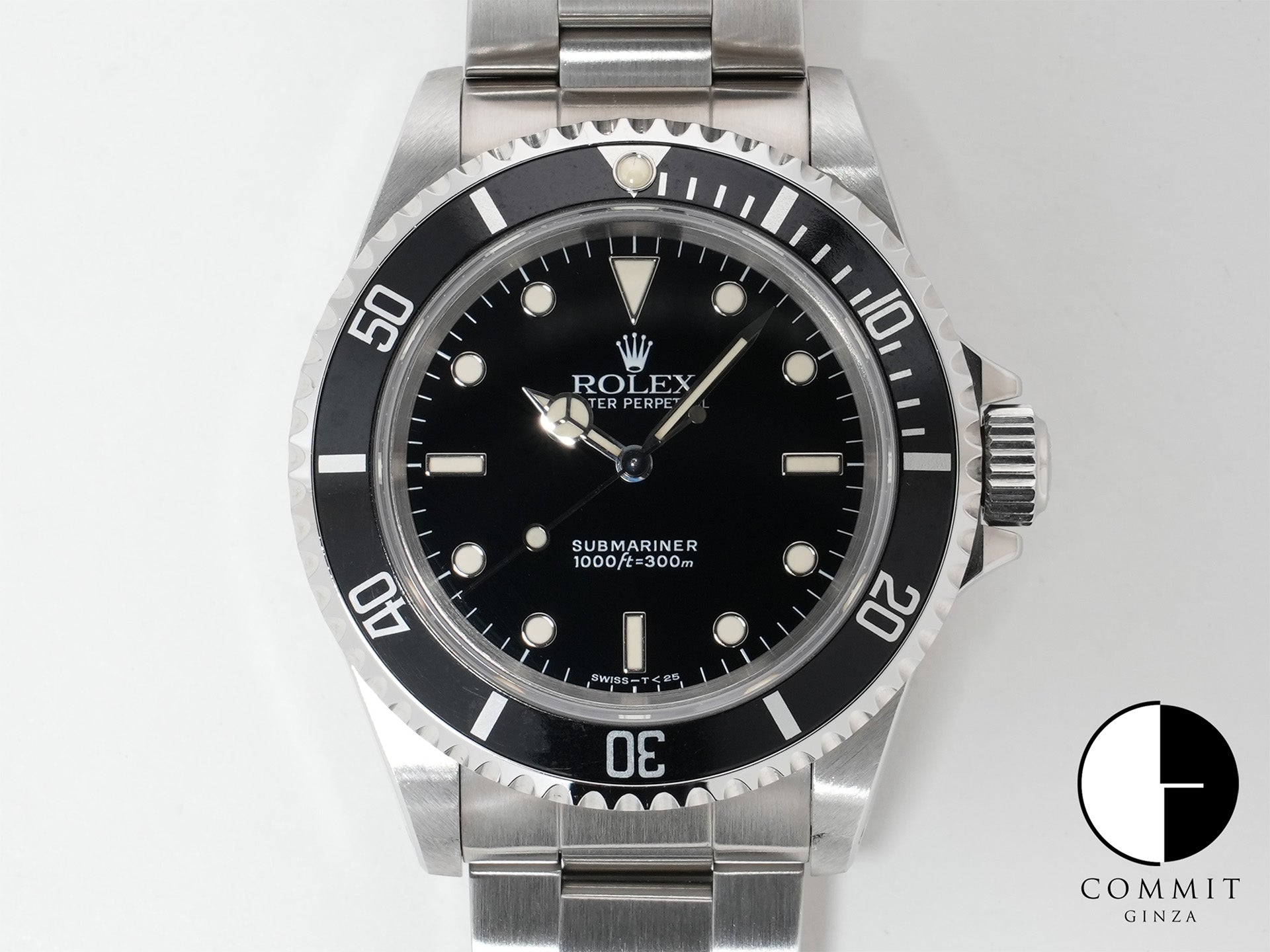 Rolex Submariner No-Date Ref. 14060 Stainless Steel Black Dial Excellent Condition 7gaybbvv