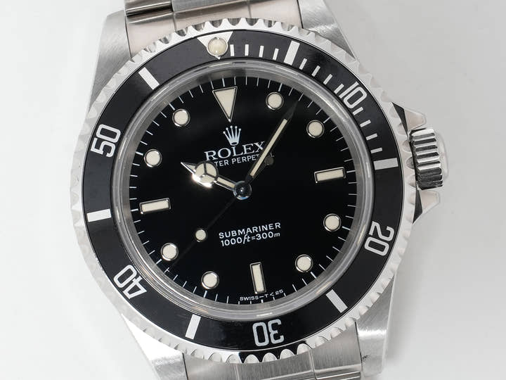 Rolex Submariner No-Date Ref. 14060 Stainless Steel Black Dial Excellent Condition 7gaybbvv