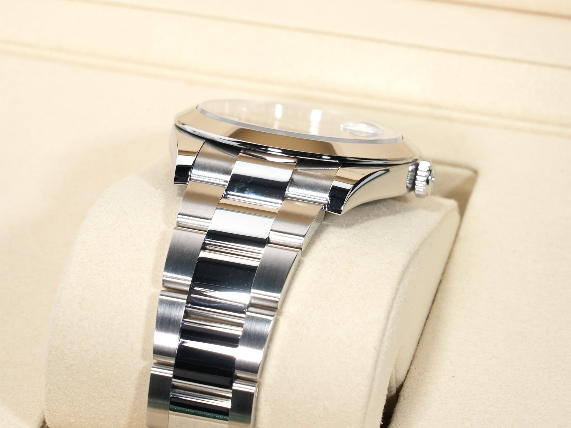 Rolex Datejust 41 Ref. 126300 Stainless Steel Mint Green Dial Oyster Bracelet Pre-owned ftktgfap