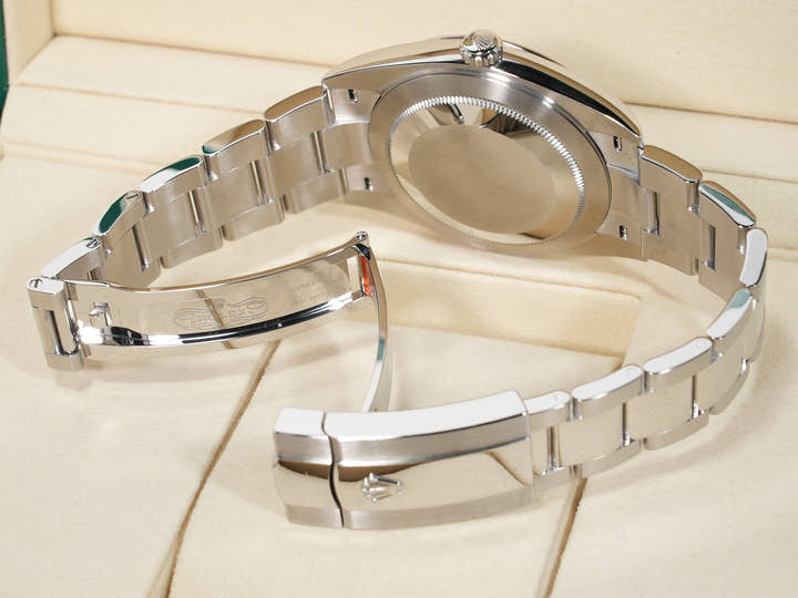 Rolex Datejust 41 Ref. 126300 Stainless Steel Mint Green Dial Oyster Bracelet Pre-owned ftktgfap