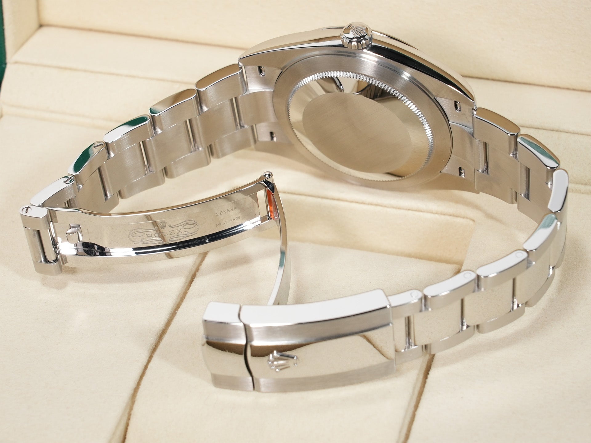 Rolex Datejust 41 Ref. 126300 Stainless Steel Mint Green Dial Oyster Bracelet Pre-owned ftktgfap