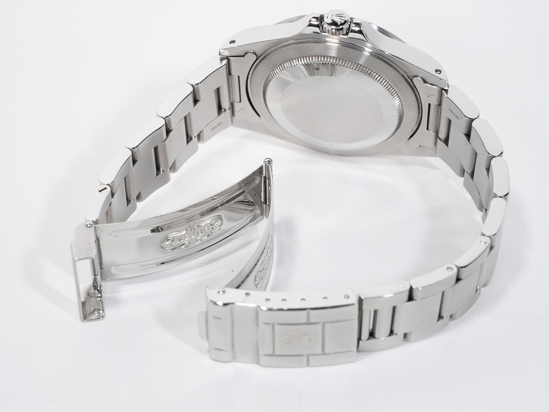 Rolex Explorer II Ref. 16570 Stainless Steel Black Dial Oyster Bracelet Pre-Owned zbsurraw