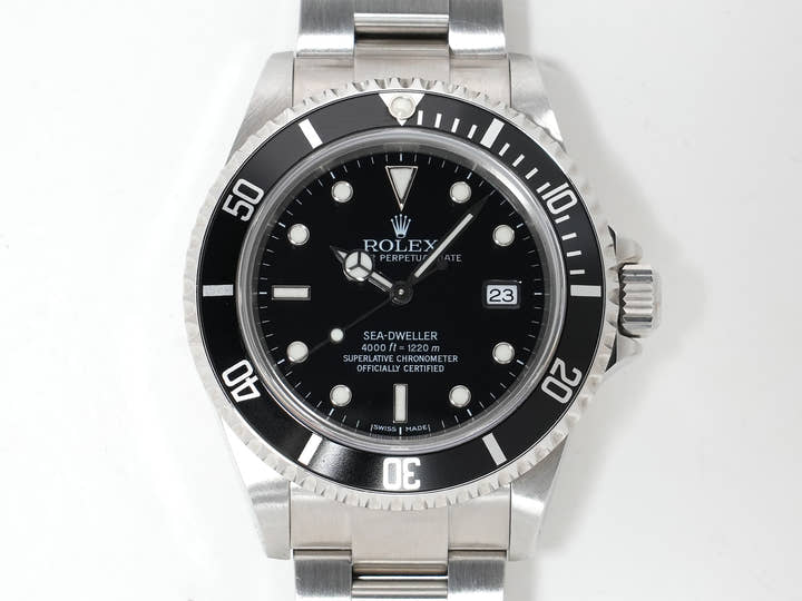 ロレックス シードゥエラー Ref.16600 ステンレススチール ブラック文字盤 中古 sg6tf5rp