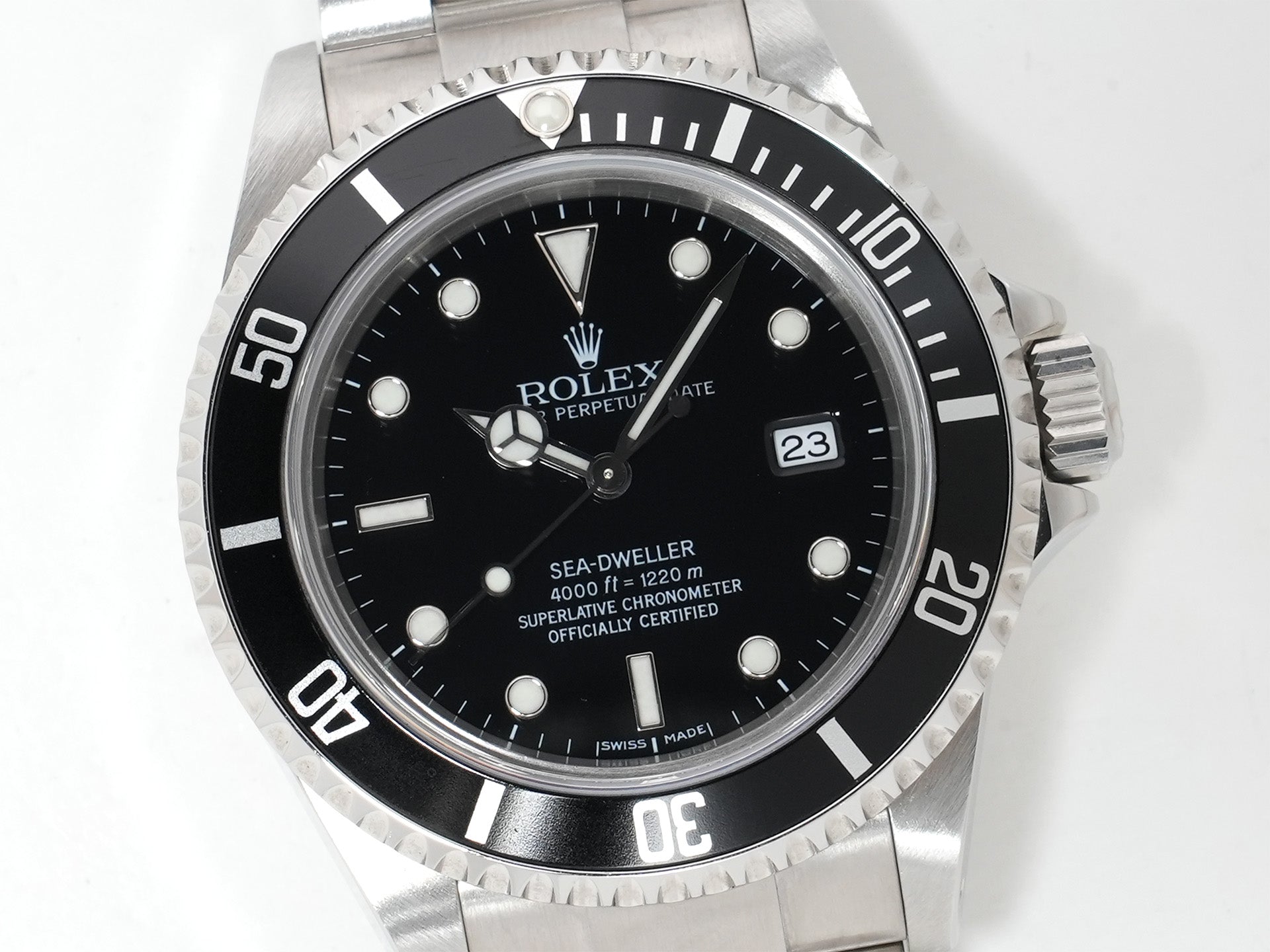 ロレックス シードゥエラー Ref.16600 ステンレススチール ブラック文字盤 中古 sg6tf5rp