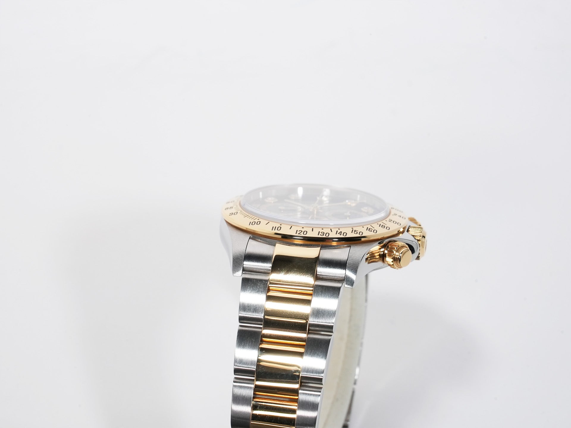 Rolex Daytona El Primero Ref. 16523G Stainless Steel/Yellow Gold Black Dial Used ck29x9nr