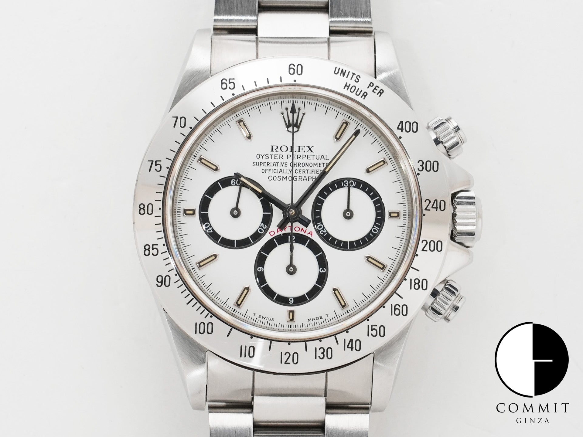 Rolex Daytona El Primero Ref. 16520 Stainless Steel White Dial Pre-owned 7tg5pep6