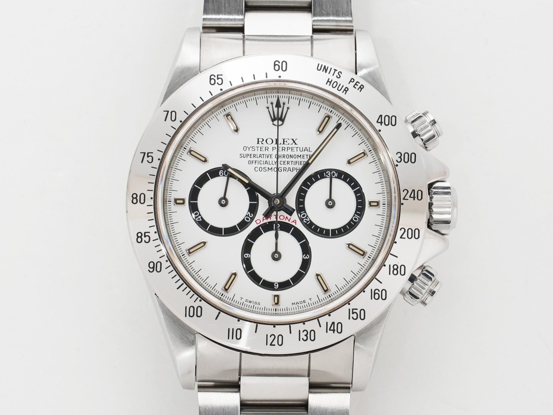 Rolex Daytona El Primero Ref. 16520 Stainless Steel White Dial Pre-owned 7tg5pep6