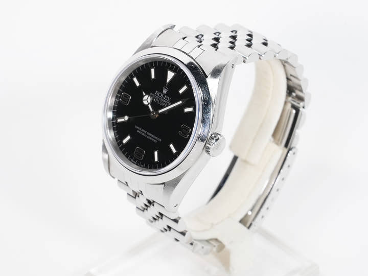 ロレックス エクスプローラーI Ref.14270 ステンレススチール ブラック文字盤 オイスターブレスレット 中古 wekmct5e