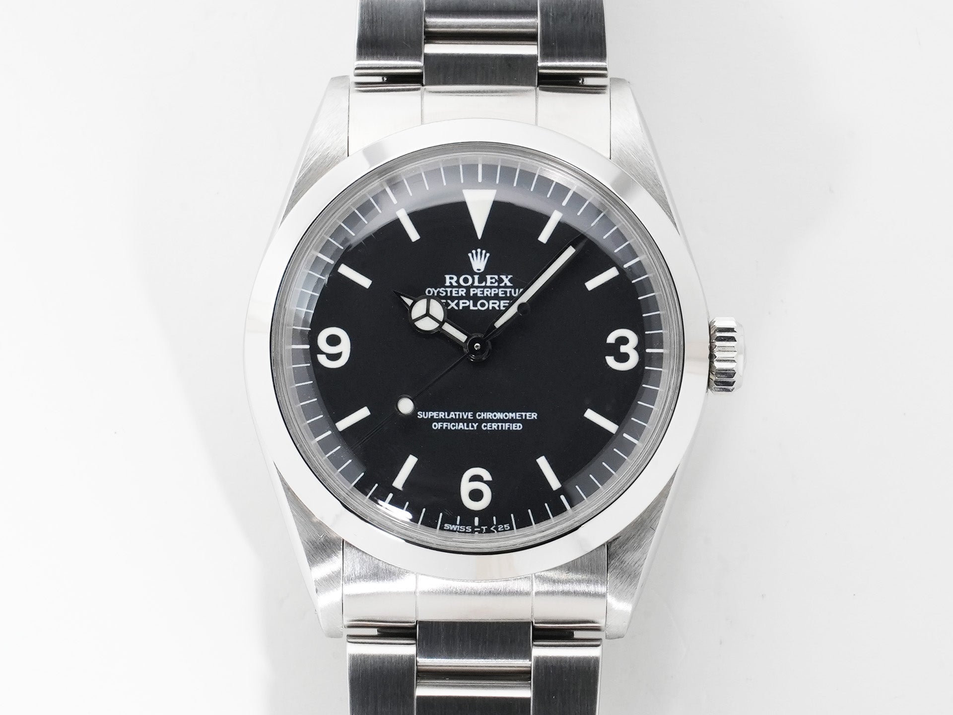 ロレックス エクスプローラーI Ref.1016 ステンレススチール ブラック文字盤 中古 zuduhxz3