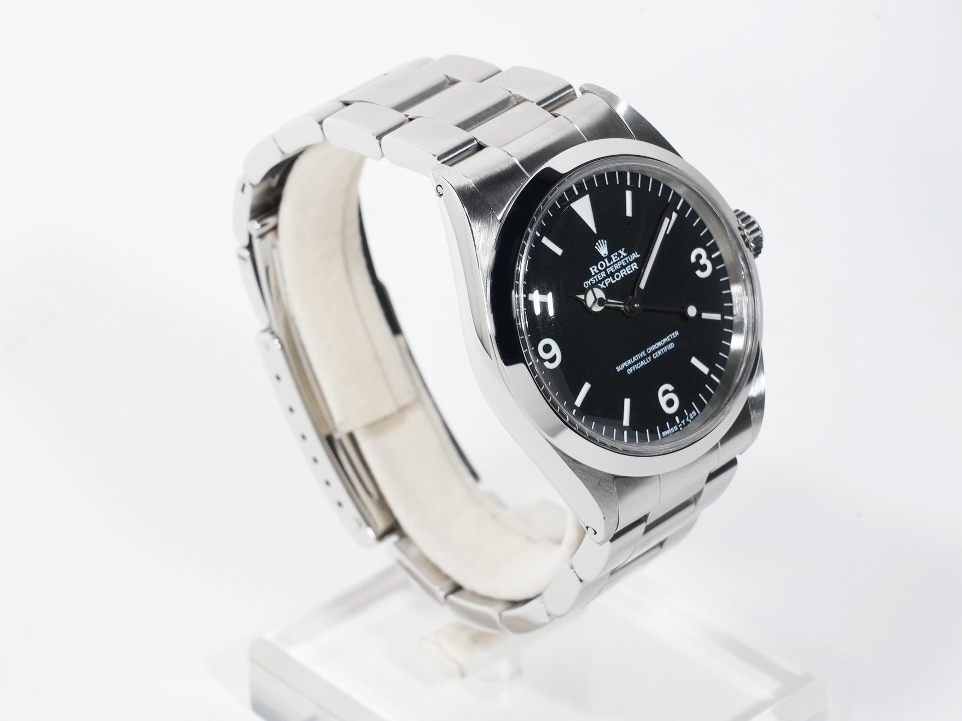 ロレックス エクスプローラーI Ref.1016 ステンレススチール ブラック文字盤 中古 zuduhxz3
