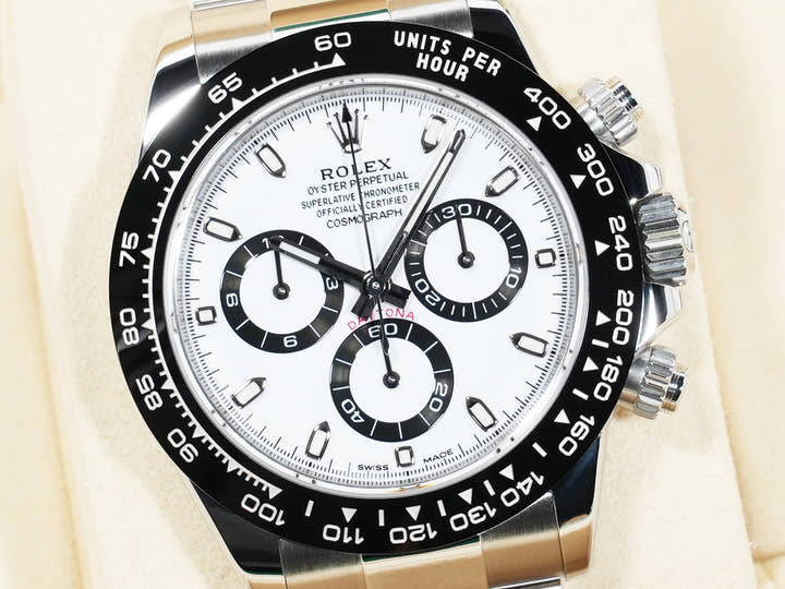 ロレックス デイトナ Ref.116500LN ステンレススチール ホワイト文字盤 美品 qg7nbadu