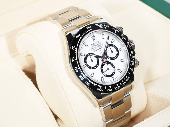 ロレックス デイトナ Ref.116500LN ステンレススチール ホワイト文字盤 美品 qg7nbadu