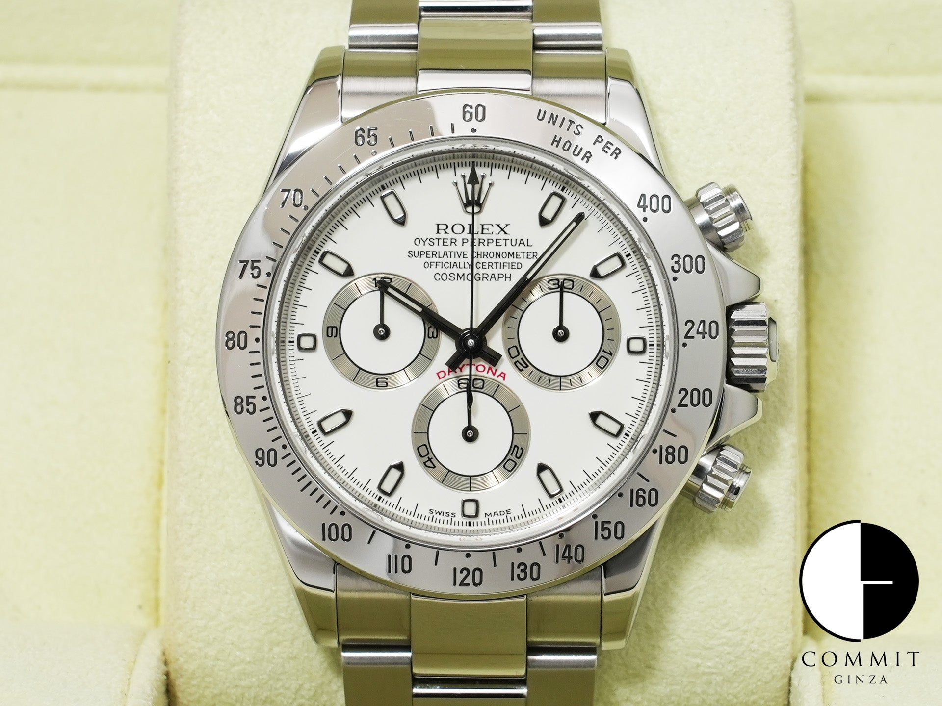 ロレックス デイトナ Ref.116520 ステンレススチール ホワイト文字盤 中古 b8rfthds