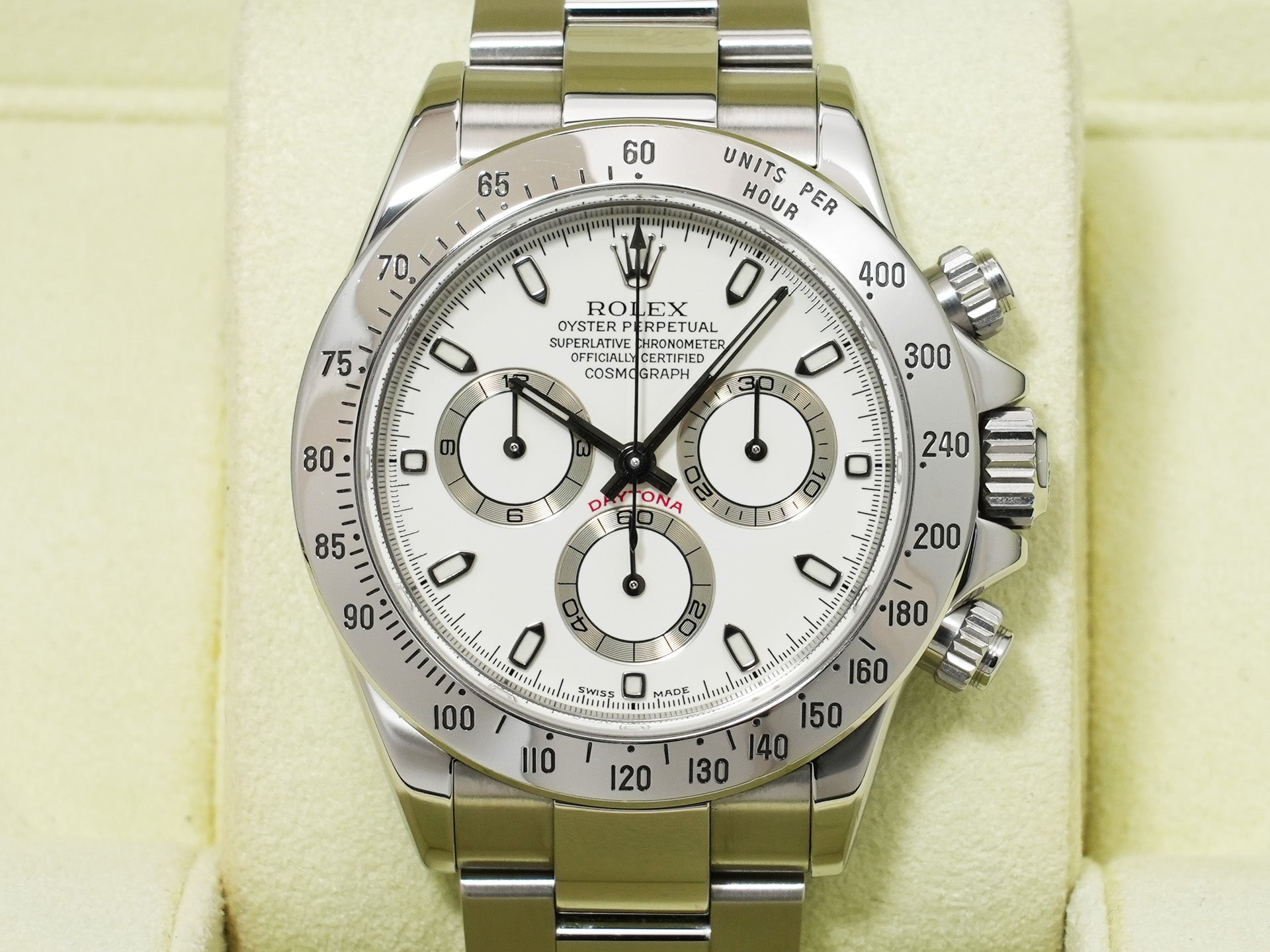 ロレックス デイトナ Ref.116520 ステンレススチール ホワイト文字盤 中古 b8rfthds