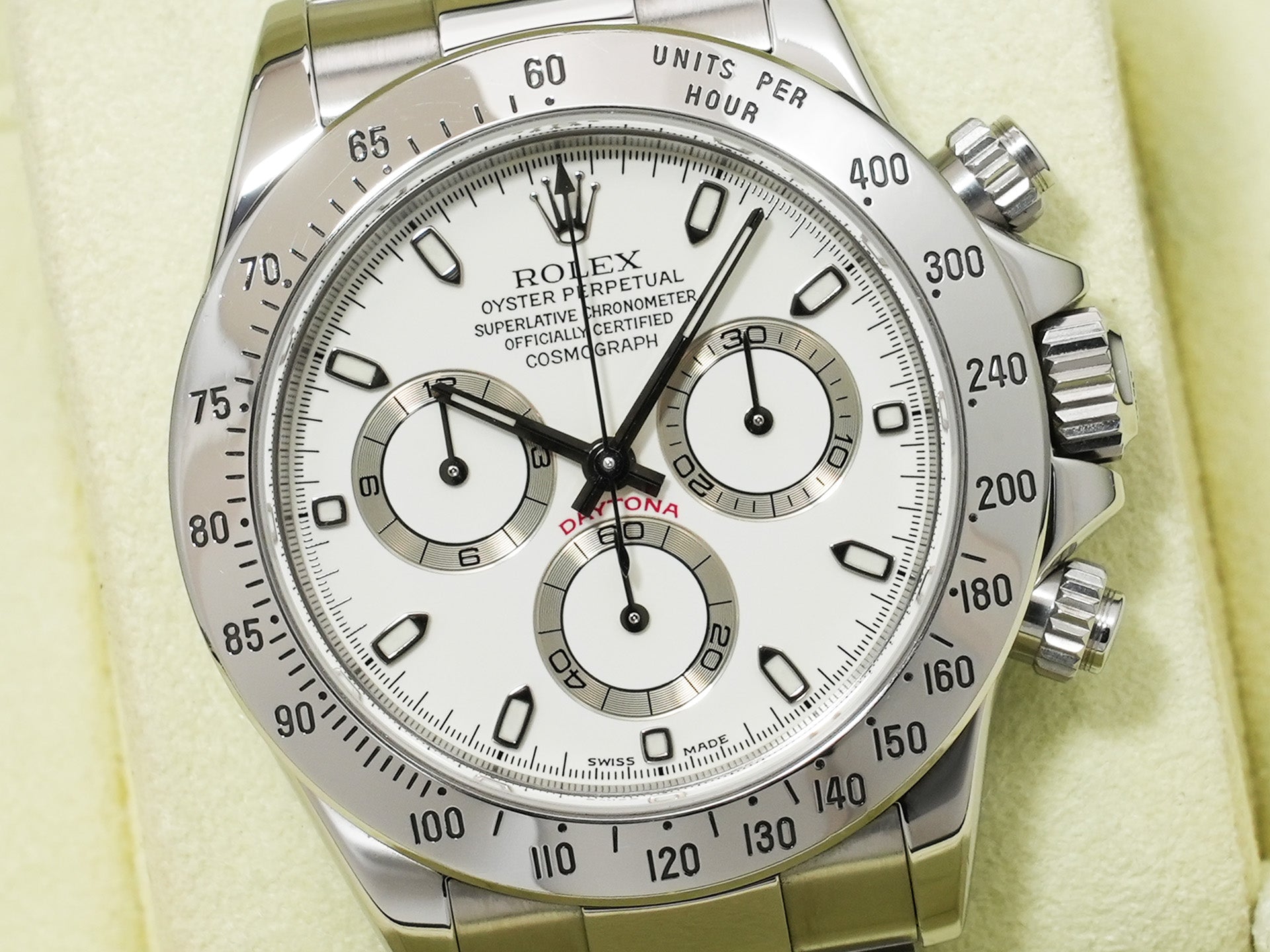 ロレックス デイトナ Ref.116520 ステンレススチール ホワイト文字盤 中古 b8rfthds