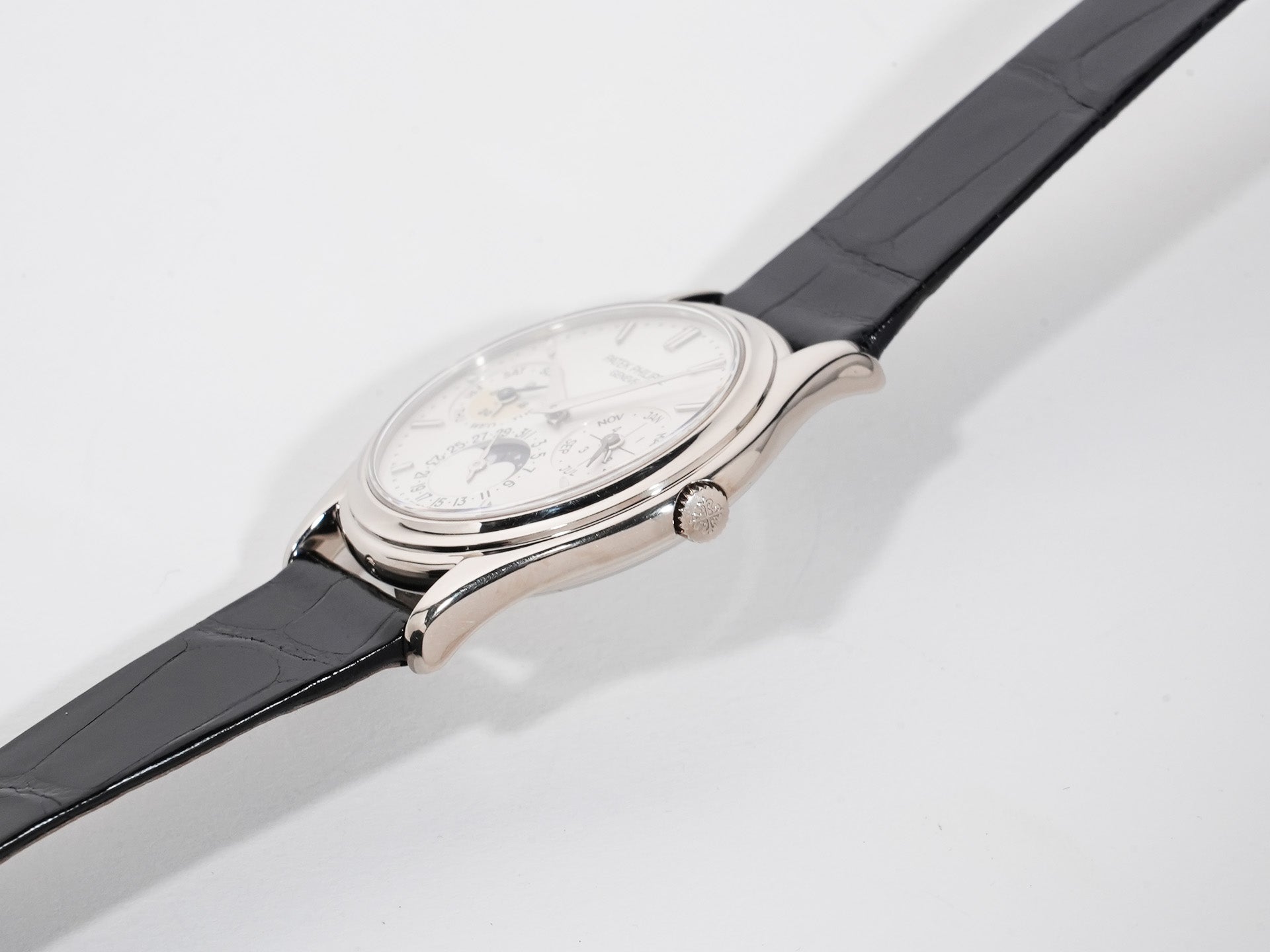 パテックフィリップ パーペチュアルカレンダー Ref.3940G-013 ホワイトゴールド シルバー文字盤 中古 8hk4g4b6
