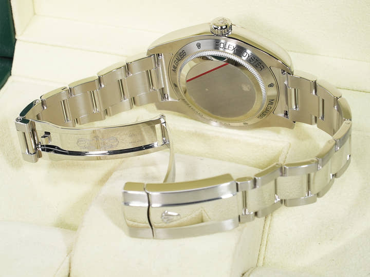 ロレックス ミルガウス Ref.116400GV ステンレススチール ブラック文字盤 美中古 3kewng2g