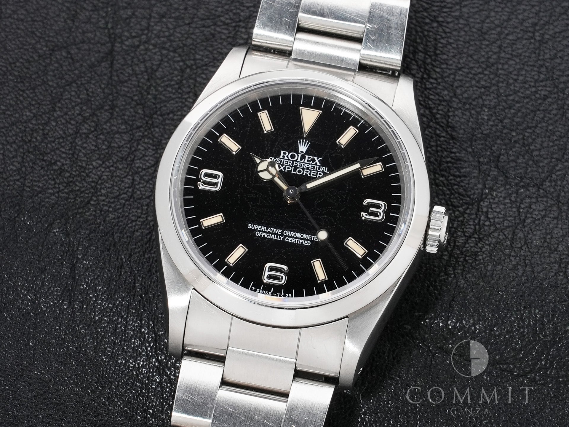 ロレックス エクスプローラーI Ref.14270 ステンレススチール ブラック文字盤 オイスターブレスレット 中古 hxnej7ru