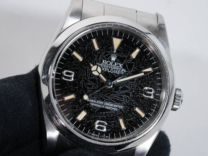 ロレックス エクスプローラーI Ref.14270 ステンレススチール ブラック文字盤 オイスターブレスレット 中古 hxnej7ru
