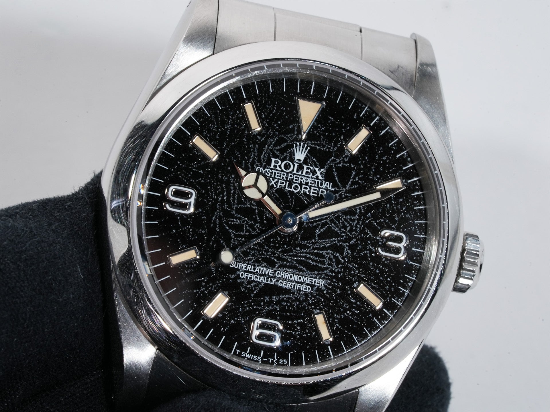 ロレックス エクスプローラーI Ref.14270 ステンレススチール ブラック文字盤 オイスターブレスレット 中古 hxnej7ru