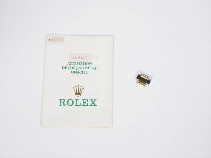 ロレックス GMTマスターII Ref.16713 ステンレススチール/イエローゴールド ブラウン文字盤 オイスターブレスレット 中古 xktxa2fm