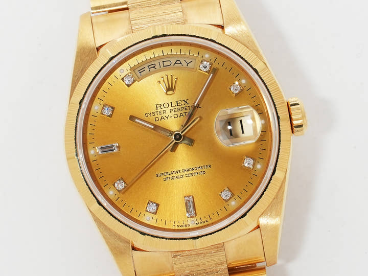 ロレックス デイデイト Ref.18248A イエローゴールド シャンパンゴールド文字盤 中古 xbhomwih